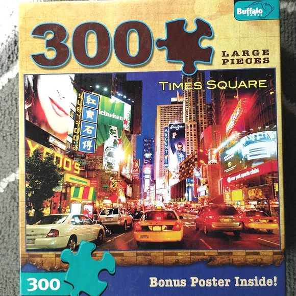 Times Square Puzzle 🧩 & Poster Set - Picture 5 of 6